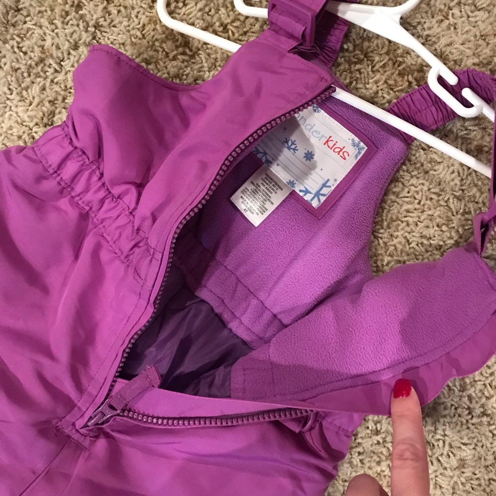 Purple Snowsuit Girls Size 4T